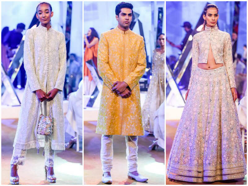 Glimpses of Manish Malhotra's collection from Mijwan Summer Couture Show 2017 Glimpses of Manish Malhotra's collection from Mijwan Summer Couture Show 2017