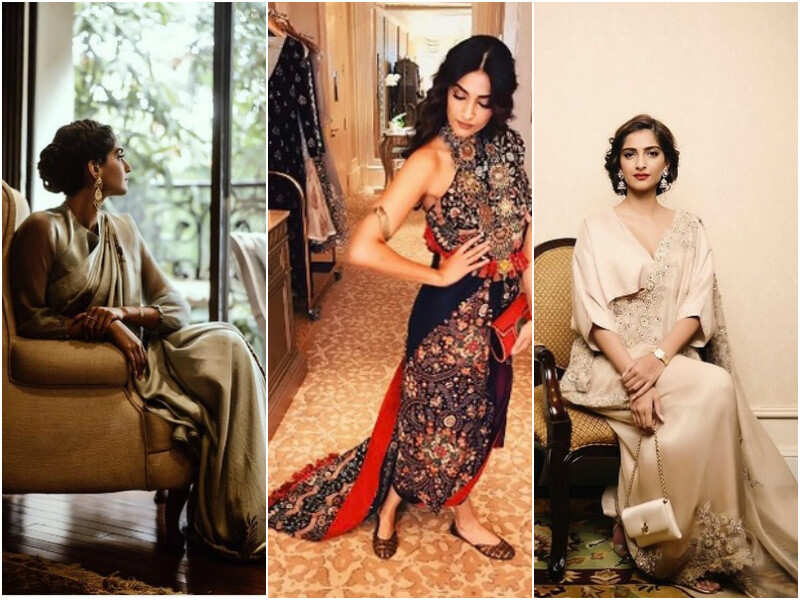 Sonam Kapoor ups the glam quotient in stunning Indian wear Sonam Kapoor ups the glam quotient in stunning Indian wear