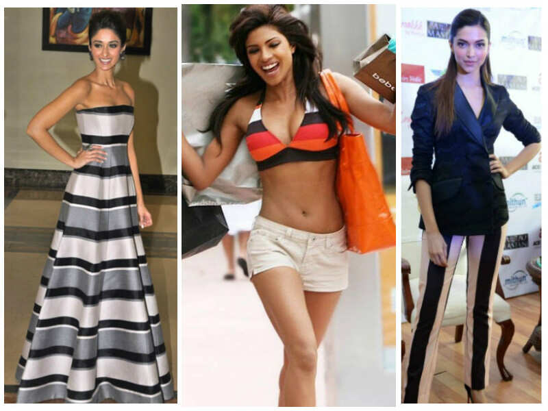 15 different ways to rock stripes like a Bollywood diva 15 different ways to rock stripes like a Bollywood diva