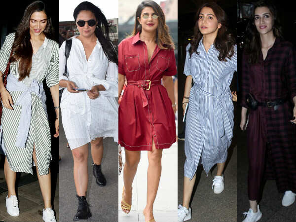 Shirt dresses are a wardrobe staple for our B-town divas; here's proof