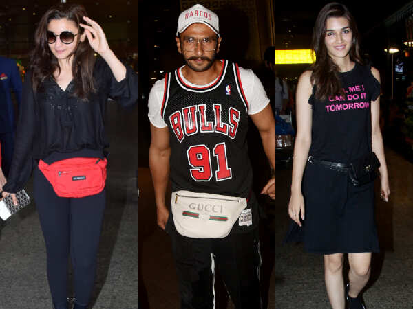 Ranveer Singh, Alia Bhatt, Kriti Sanon and others are bringing back the fanny pack in style