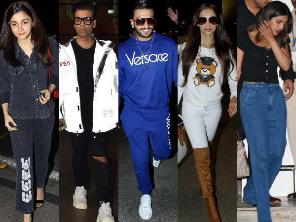 Ranveer Singh to Priyanka Chopra: B-Town celebs who jet set in style this week