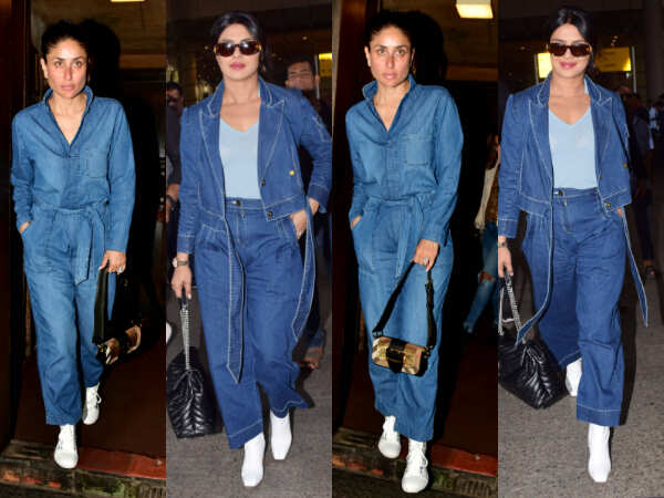 Priyanka Chopra and Kareena Kapoor make a solid case for DENIM overalls in their latest outings!
