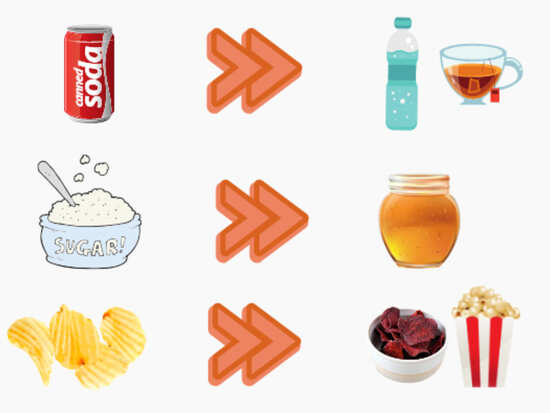 You can make your New Year's resolution easier by adapting to these healthy food swaps You can make your New Year's resolution easier by adapting to these healthy food swaps