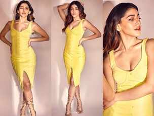 Alaya F in a zesty yellow dress is the summer goal we all need